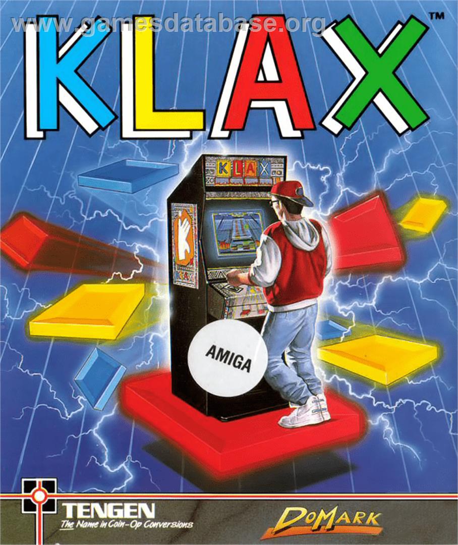 Klax - Commodore Amiga - Artwork - Box