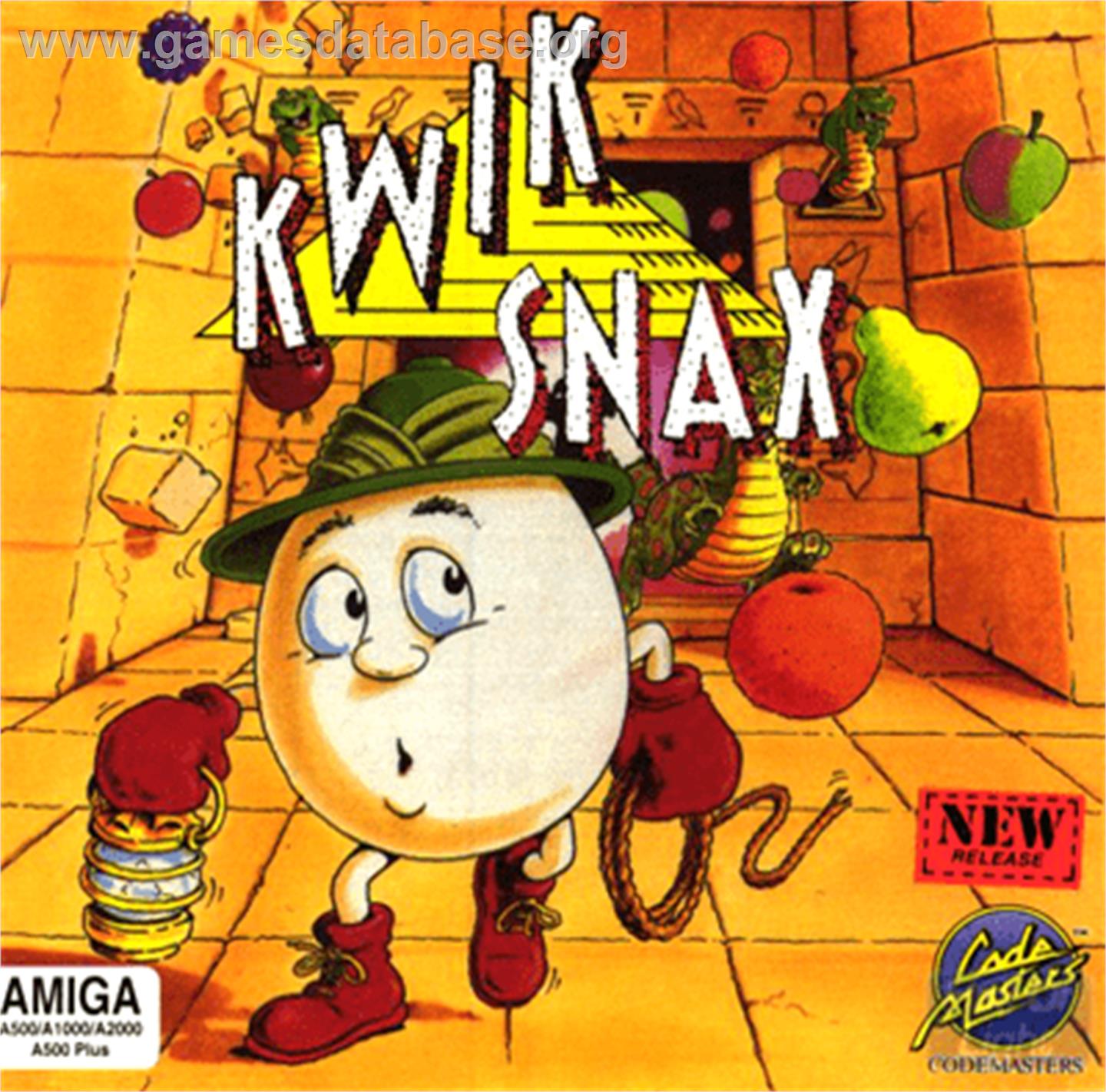 Kwik Snax - Commodore Amiga - Artwork - Box