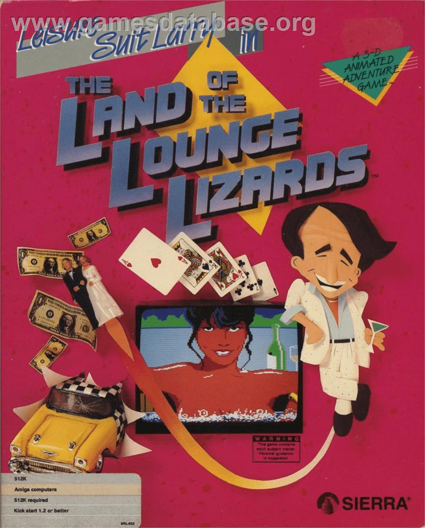 Leisure Suit Larry: Triple Pack - Commodore Amiga - Artwork - Box