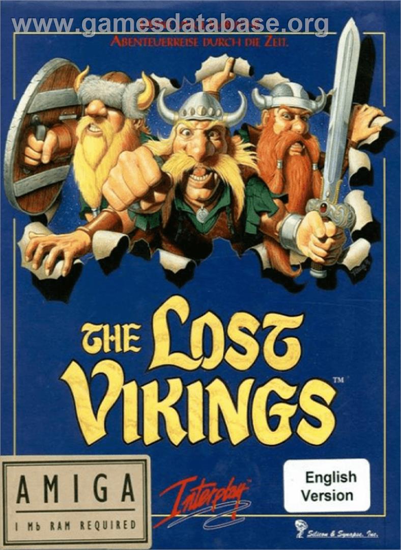 Lost Vikings - Commodore Amiga - Artwork - Box