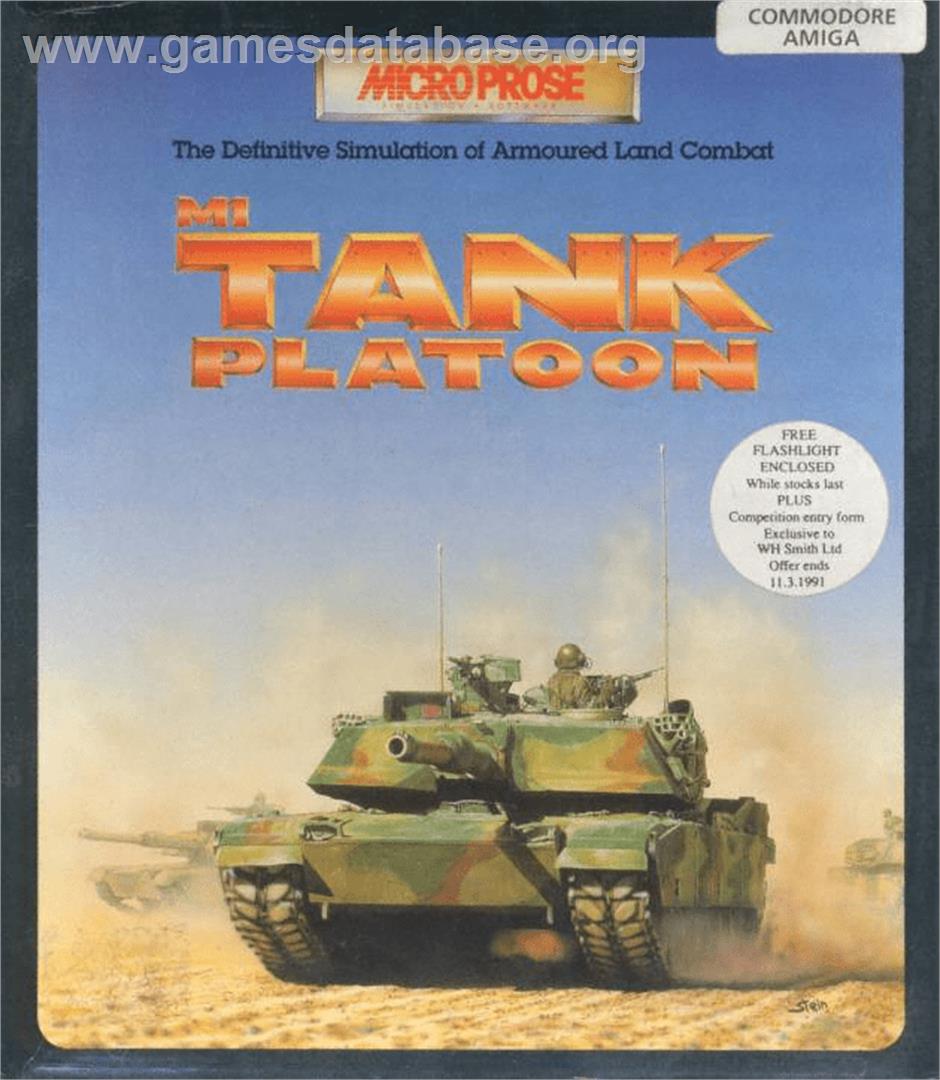 M1 Tank Platoon - Commodore Amiga - Artwork - Box
