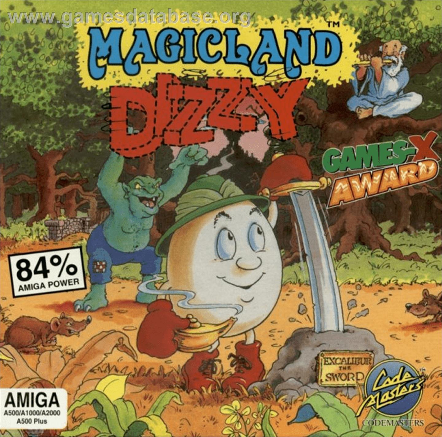 Magicland Dizzy - Commodore Amiga - Artwork - Box