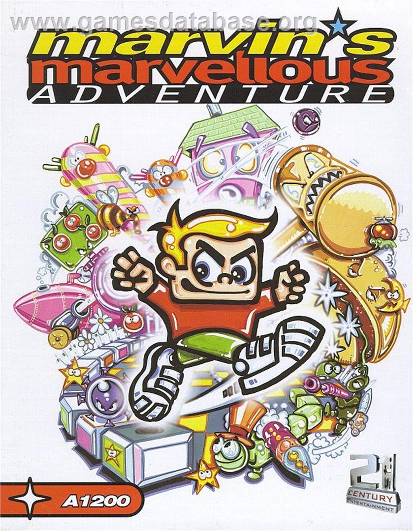 Marvin's Marvellous Adventure - Commodore Amiga - Artwork - Box