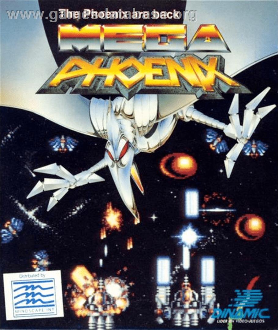 Mega Phoenix - Commodore Amiga - Artwork - Box