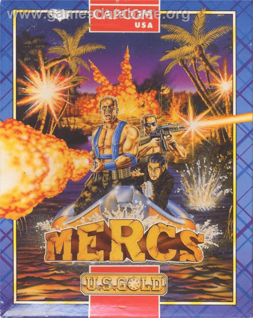 Mercs - Commodore Amiga - Artwork - Box