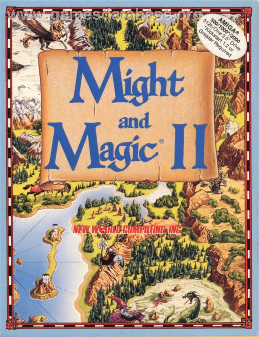 Might and Magic 2: Gates to Another World - Commodore Amiga - Artwork - Box