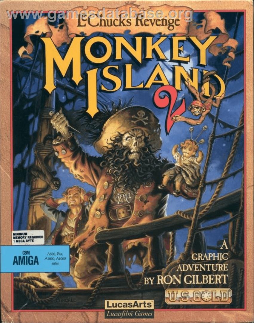 Monkey Island 2:  LeChuck's Revenge - Commodore Amiga - Artwork - Box