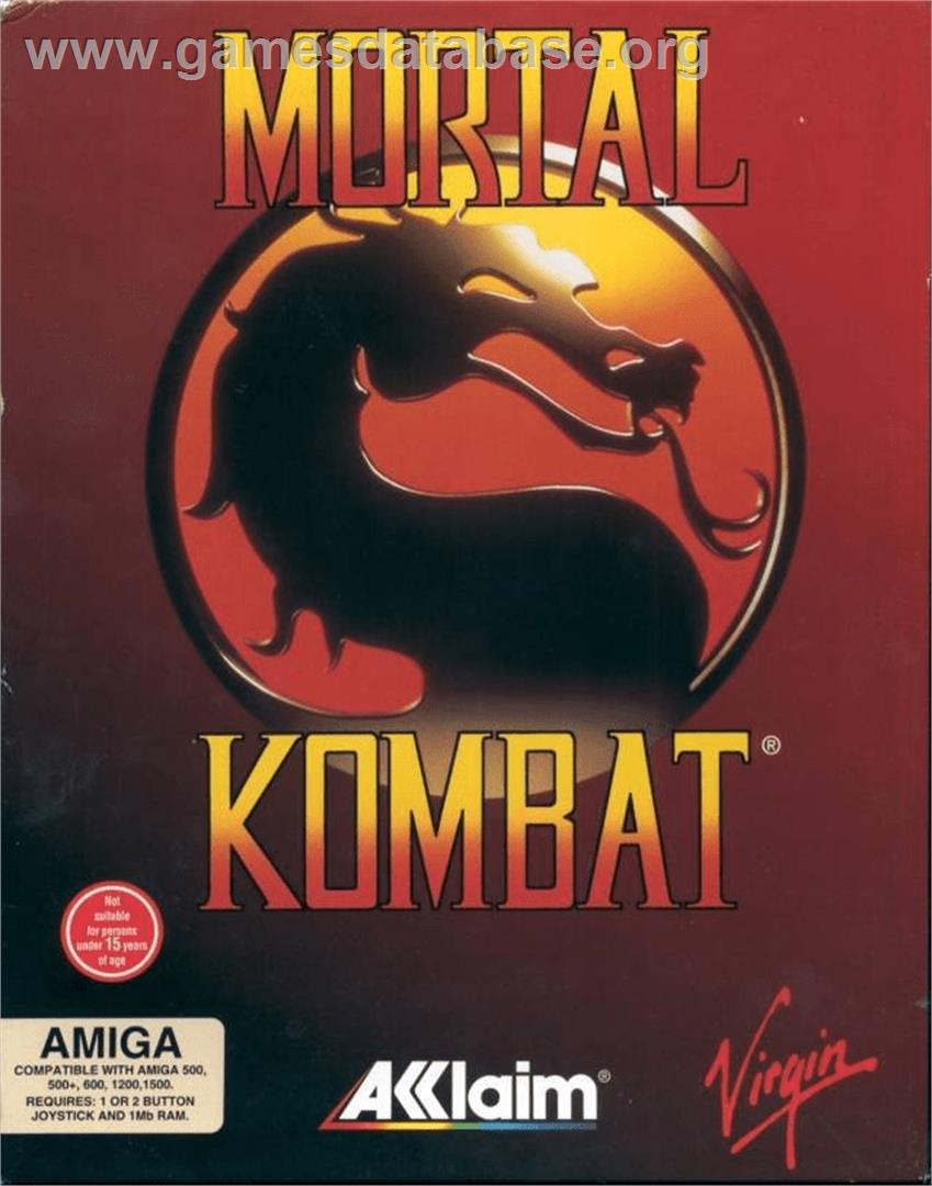 Mortal Kombat - Commodore Amiga - Artwork - Box