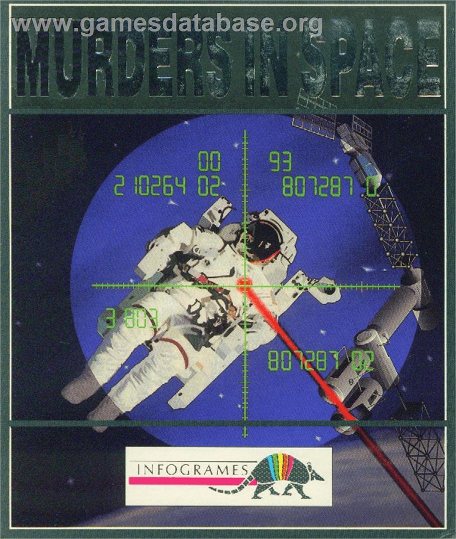 Murders in Space - Commodore Amiga - Artwork - Box