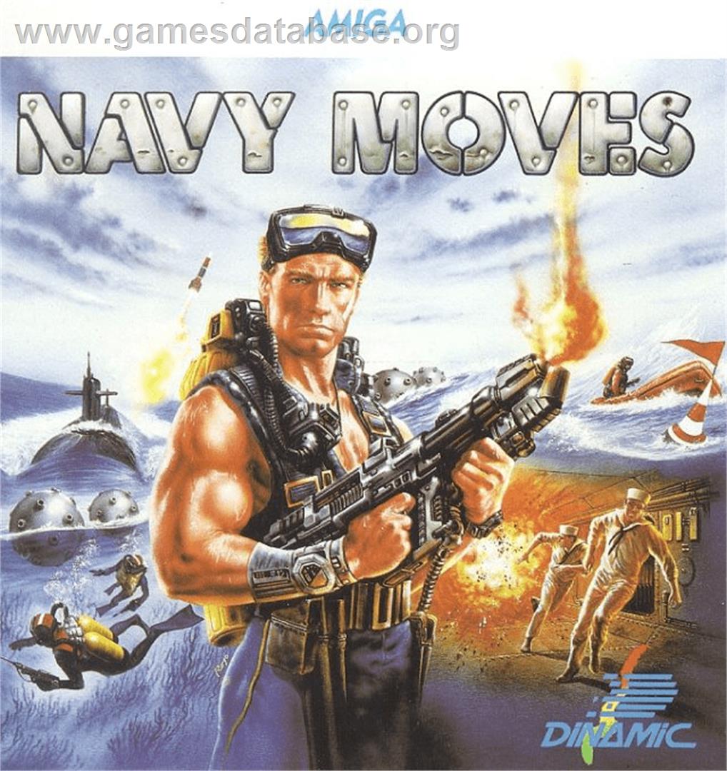 Navy Moves - Commodore Amiga - Artwork - Box