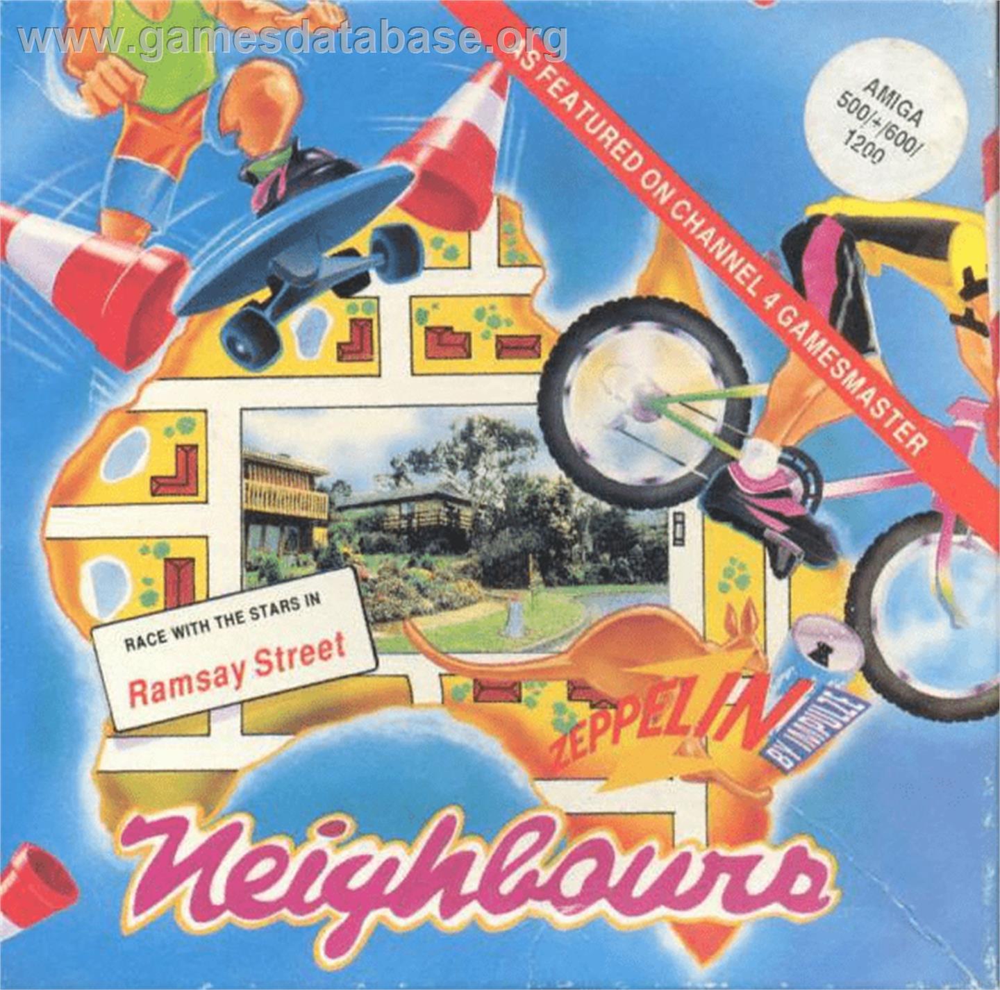 Neighbours - Commodore Amiga - Artwork - Box
