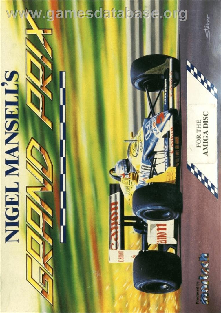 Nigel Mansell's Grand Prix - Commodore Amiga - Artwork - Box
