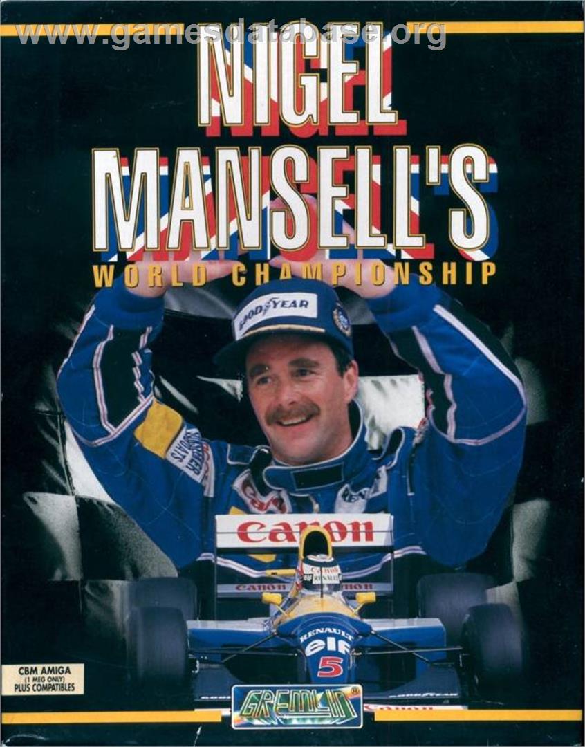 Nigel Mansell's World Championship - Commodore Amiga - Artwork - Box