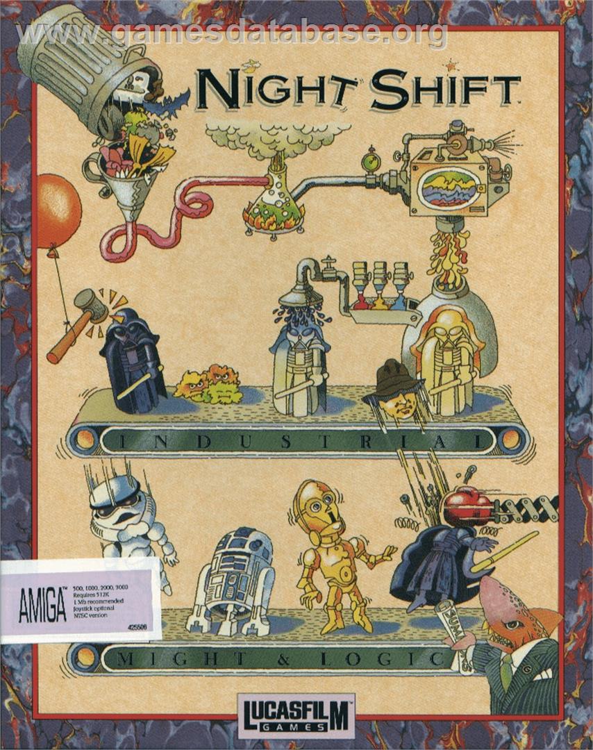 Night Shift - Commodore Amiga - Artwork - Box