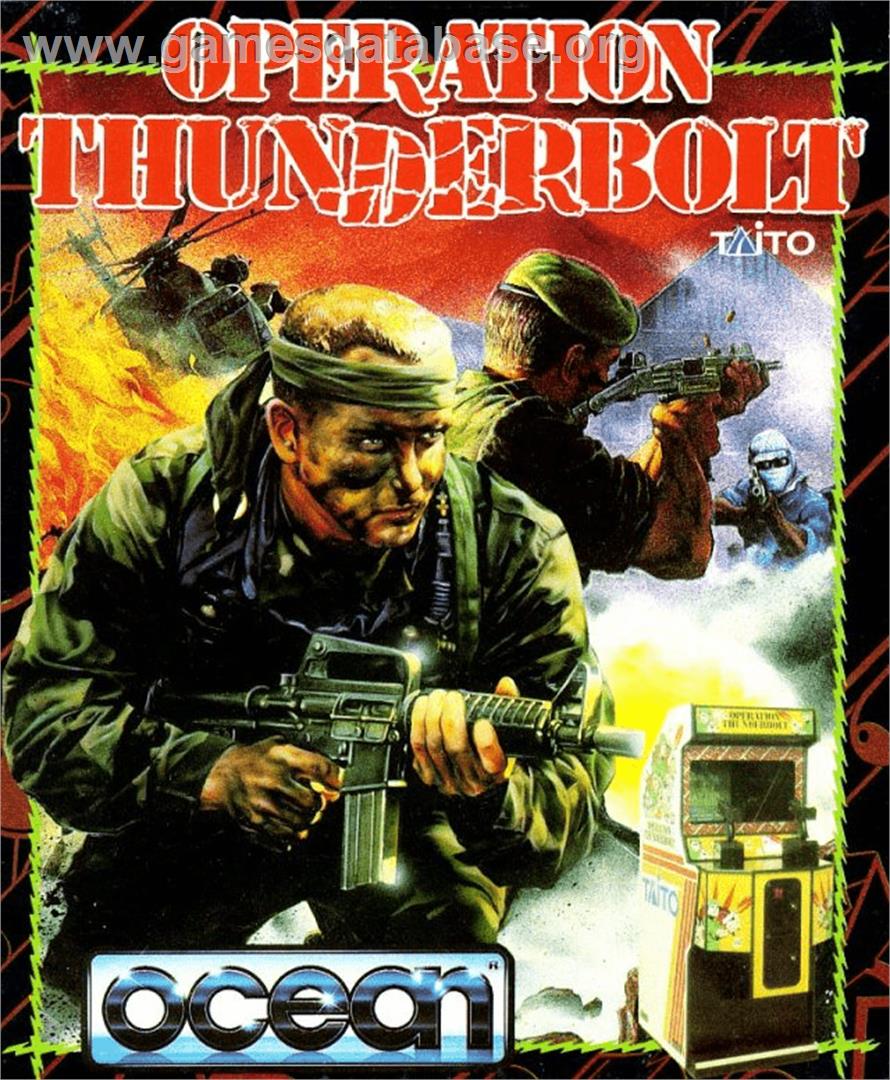 Operation Thunderbolt - Commodore Amiga - Artwork - Box