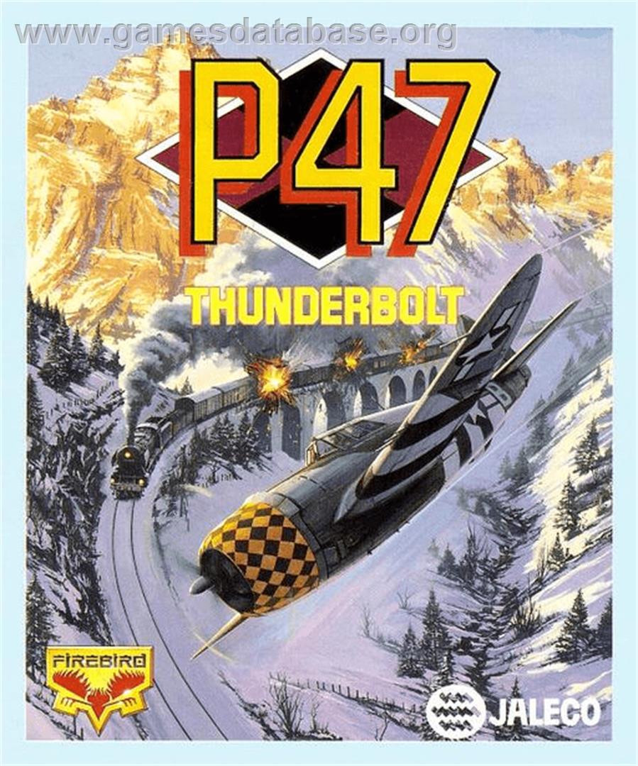 P-47 Thunderbolt: The Freedom Fighter - Commodore Amiga - Artwork - Box