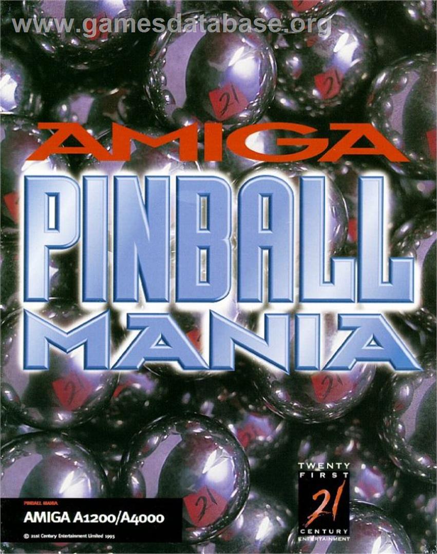 Pinball Mania - Commodore Amiga - Artwork - Box