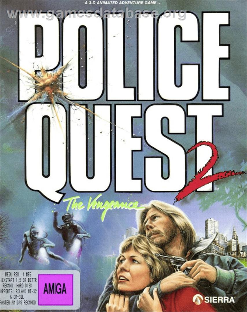 Police Quest 2: The Vengeance - Commodore Amiga - Artwork - Box