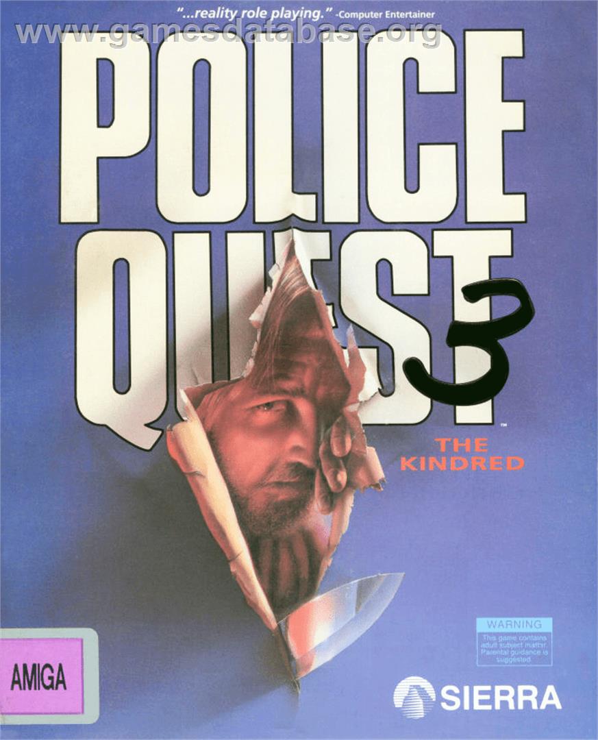Police Quest 3: The Kindred - Commodore Amiga - Artwork - Box