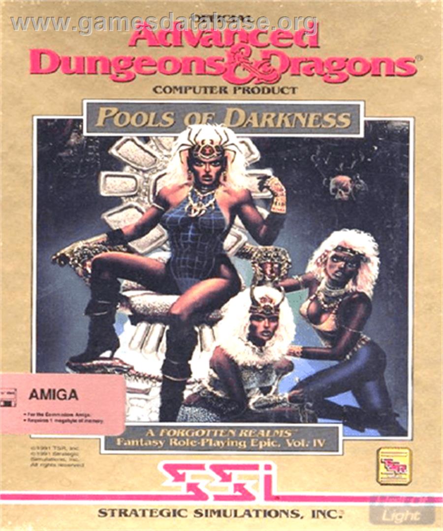 Pools of Darkness - Commodore Amiga - Artwork - Box