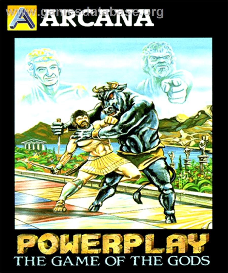 Powerplay: The Game of the Gods - Commodore Amiga - Artwork - Box