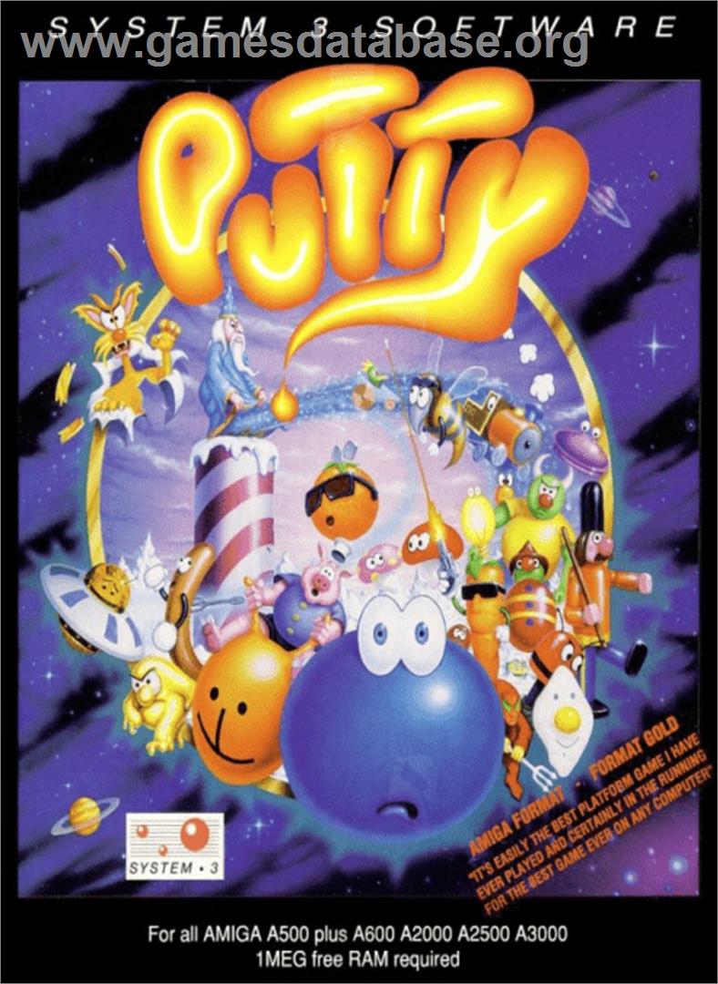 Putty - Commodore Amiga - Artwork - Box