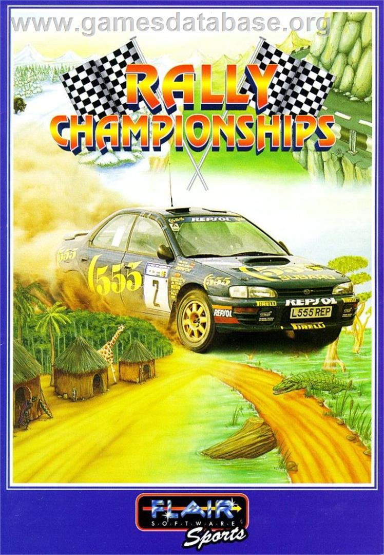 Rally Championships - Commodore Amiga - Artwork - Box