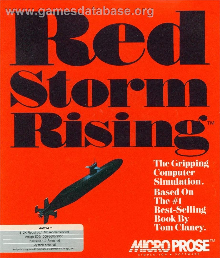 Red Storm Rising - Commodore Amiga - Artwork - Box