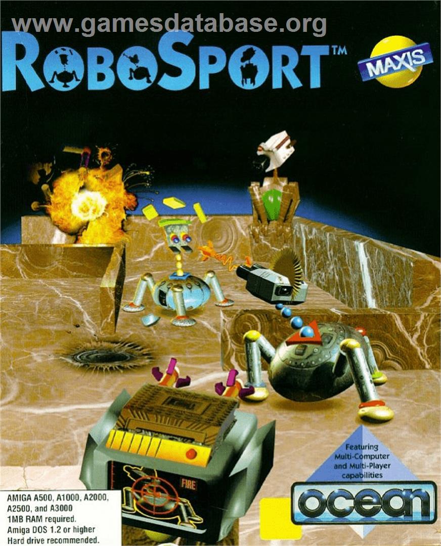 RoboSport - Commodore Amiga - Artwork - Box