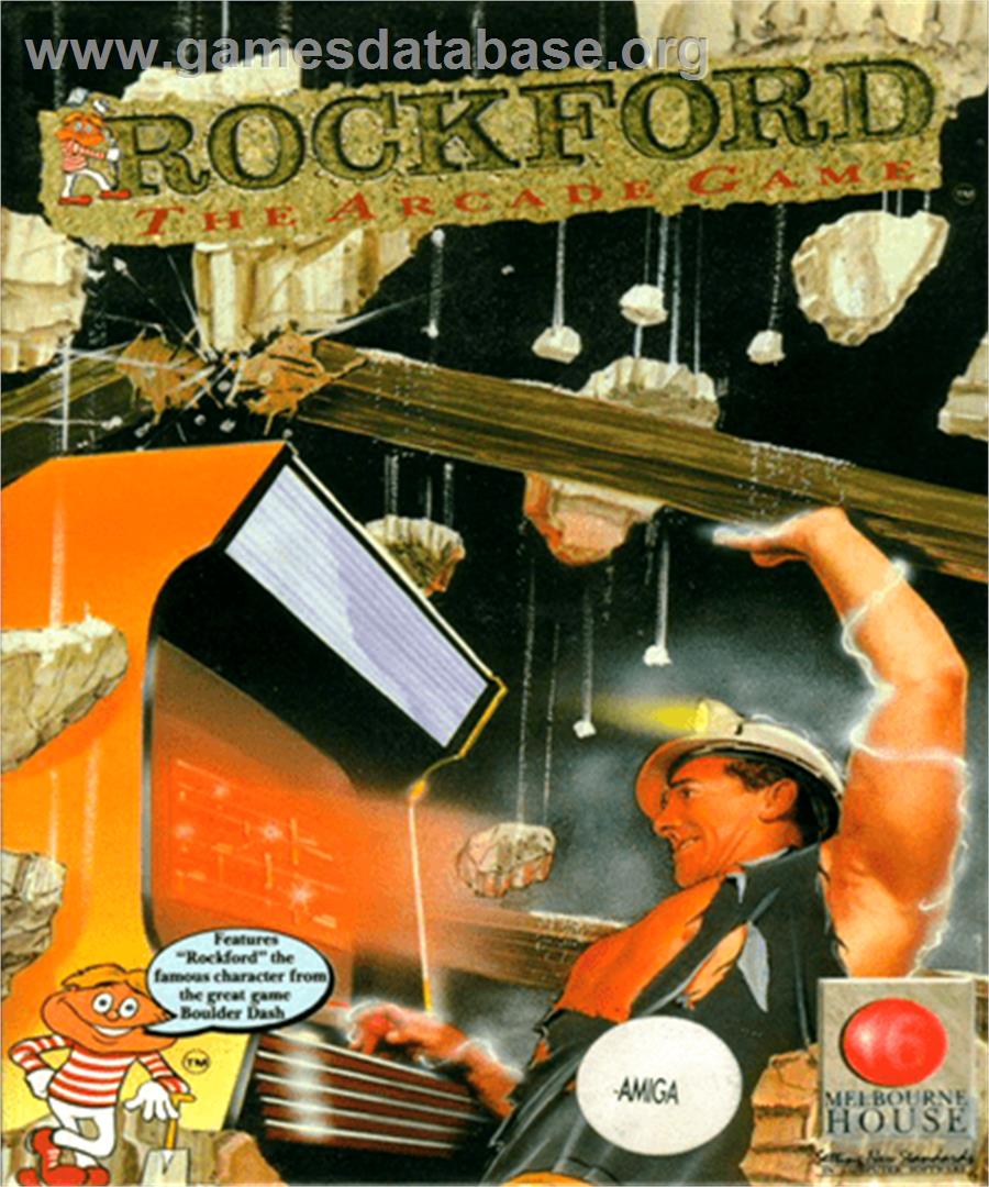 Rockford: The Arcade Game - Commodore Amiga - Artwork - Box