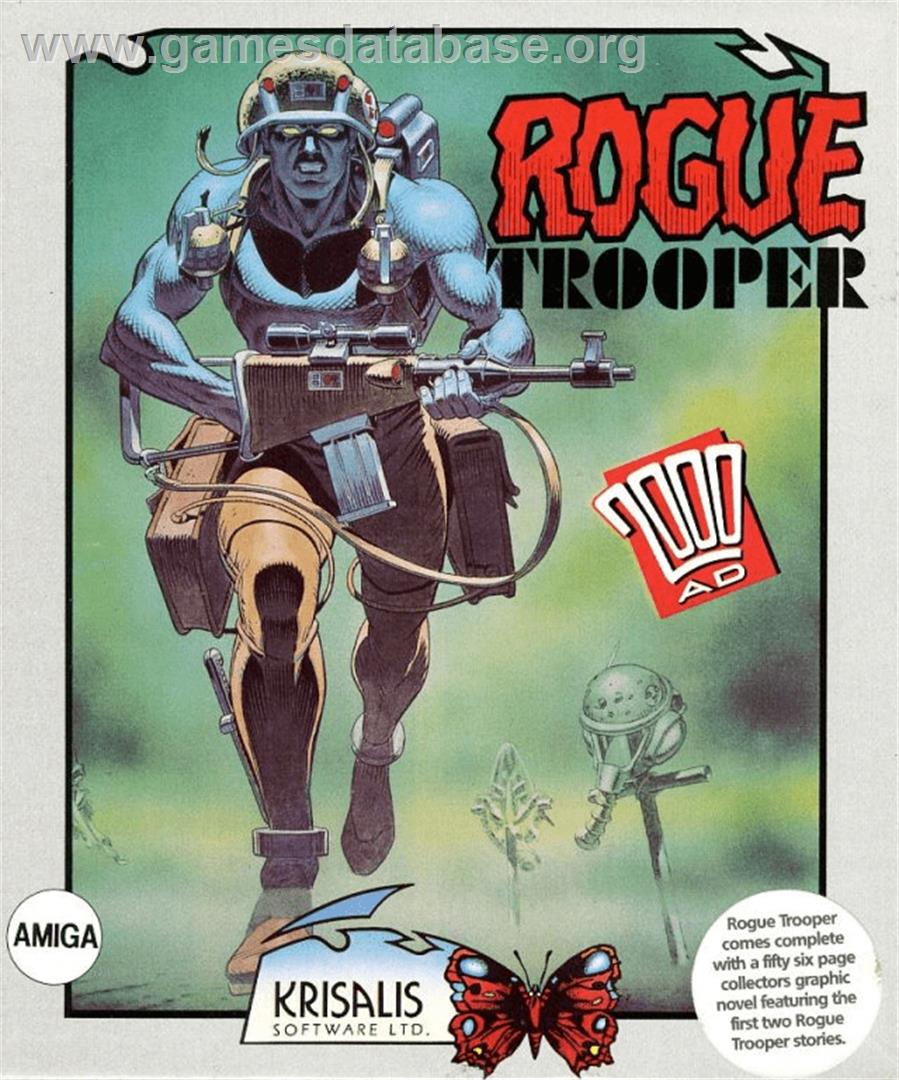 Rogue Trooper - Commodore Amiga - Artwork - Box
