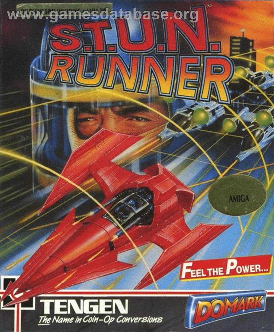 S.T.U.N. Runner - Commodore Amiga - Artwork - Box