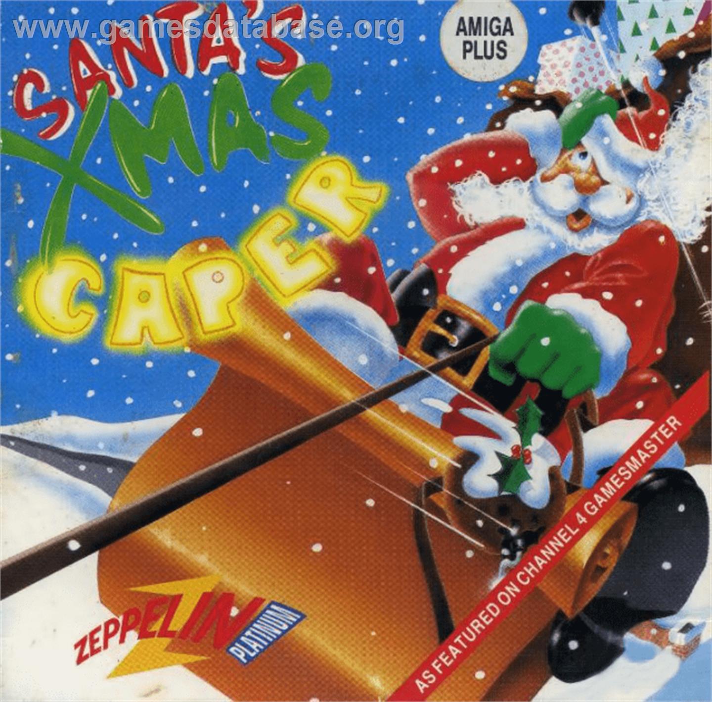 Santa's Xmas Caper - Commodore Amiga - Artwork - Box