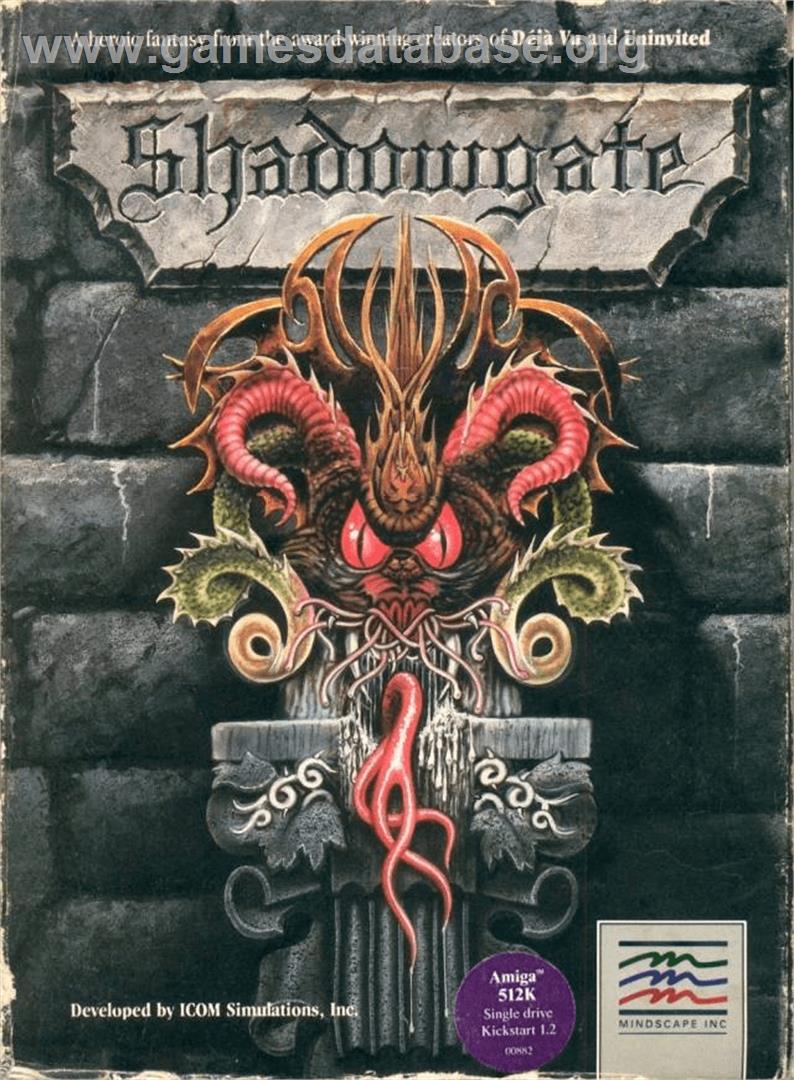 Shadowgate - Commodore Amiga - Artwork - Box