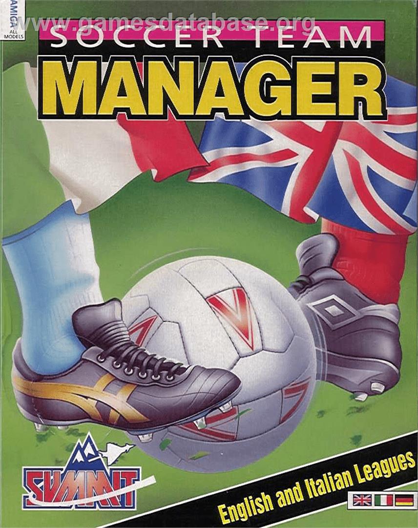 Soccer Team Manager: English and Italian Leagues - Commodore Amiga - Artwork - Box