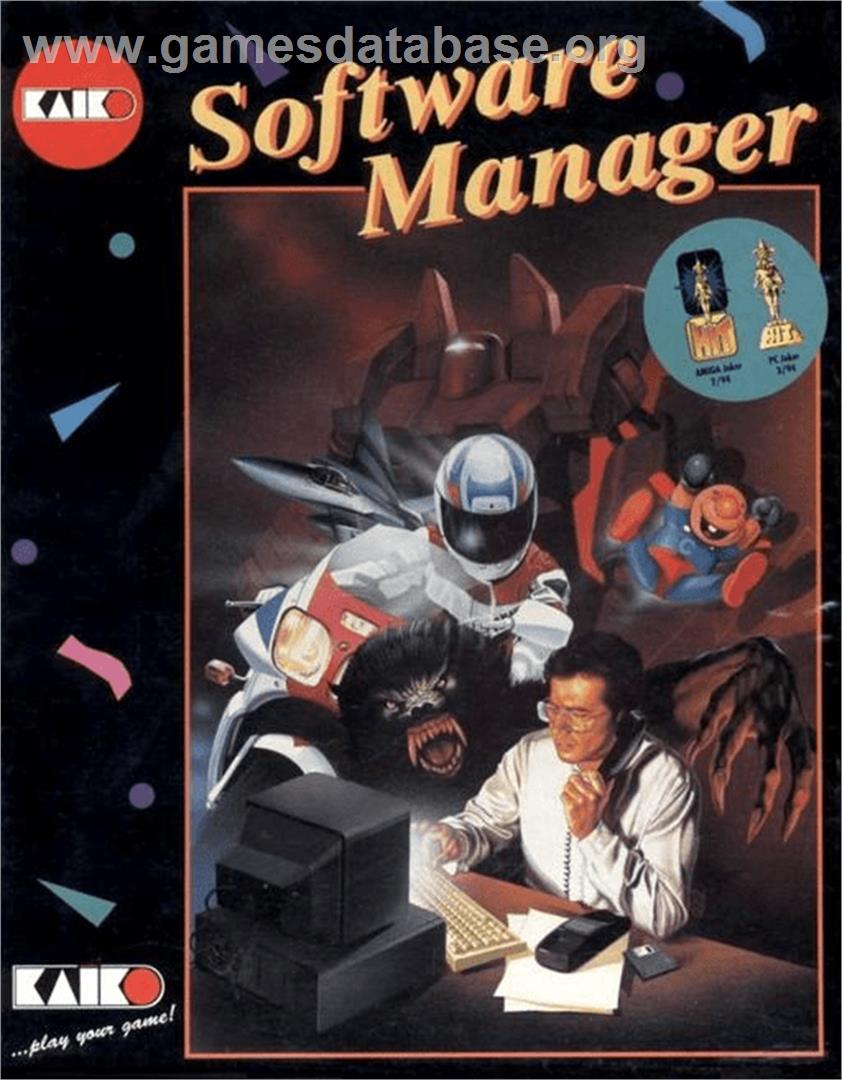 Software Manager - Commodore Amiga - Artwork - Box