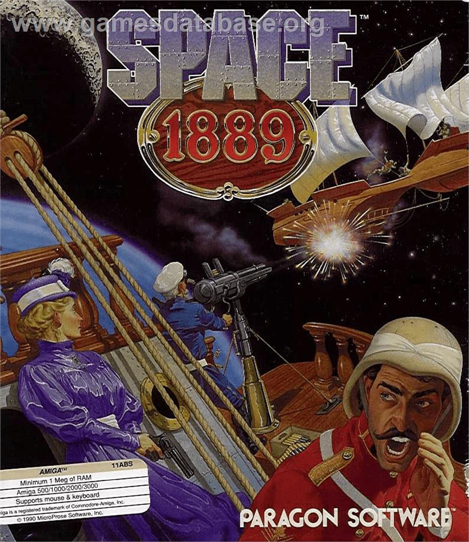 Space 1889 - Commodore Amiga - Artwork - Box