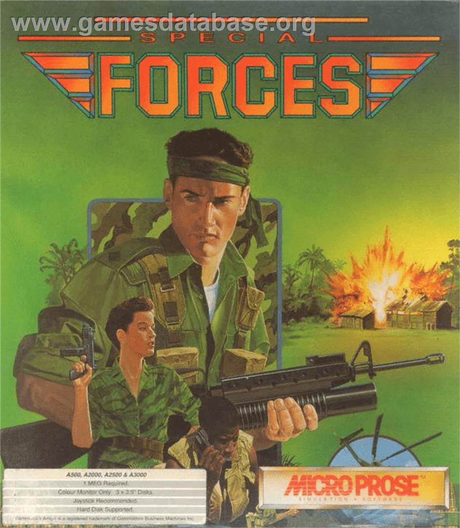 Special Forces - Commodore Amiga - Artwork - Box