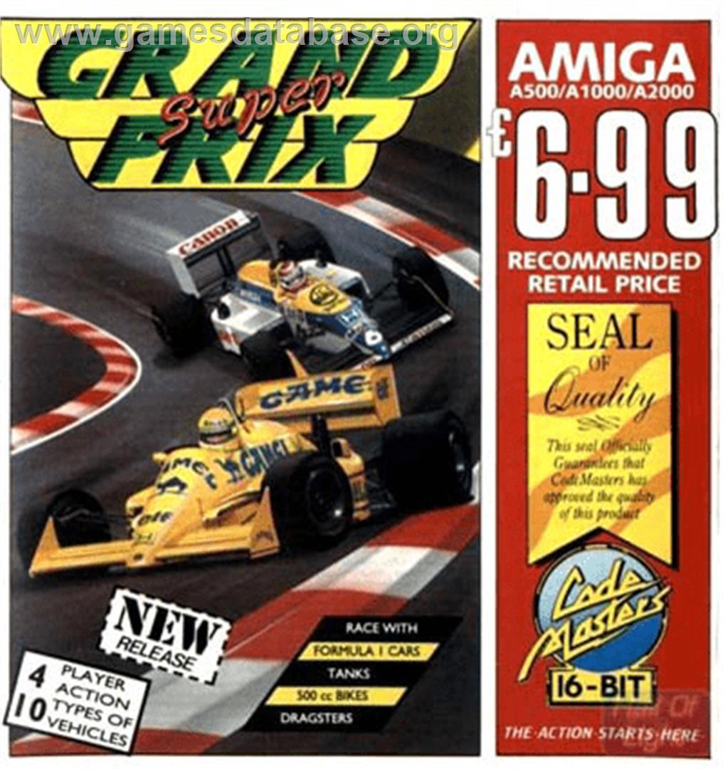 Super Grand Prix - Commodore Amiga - Artwork - Box
