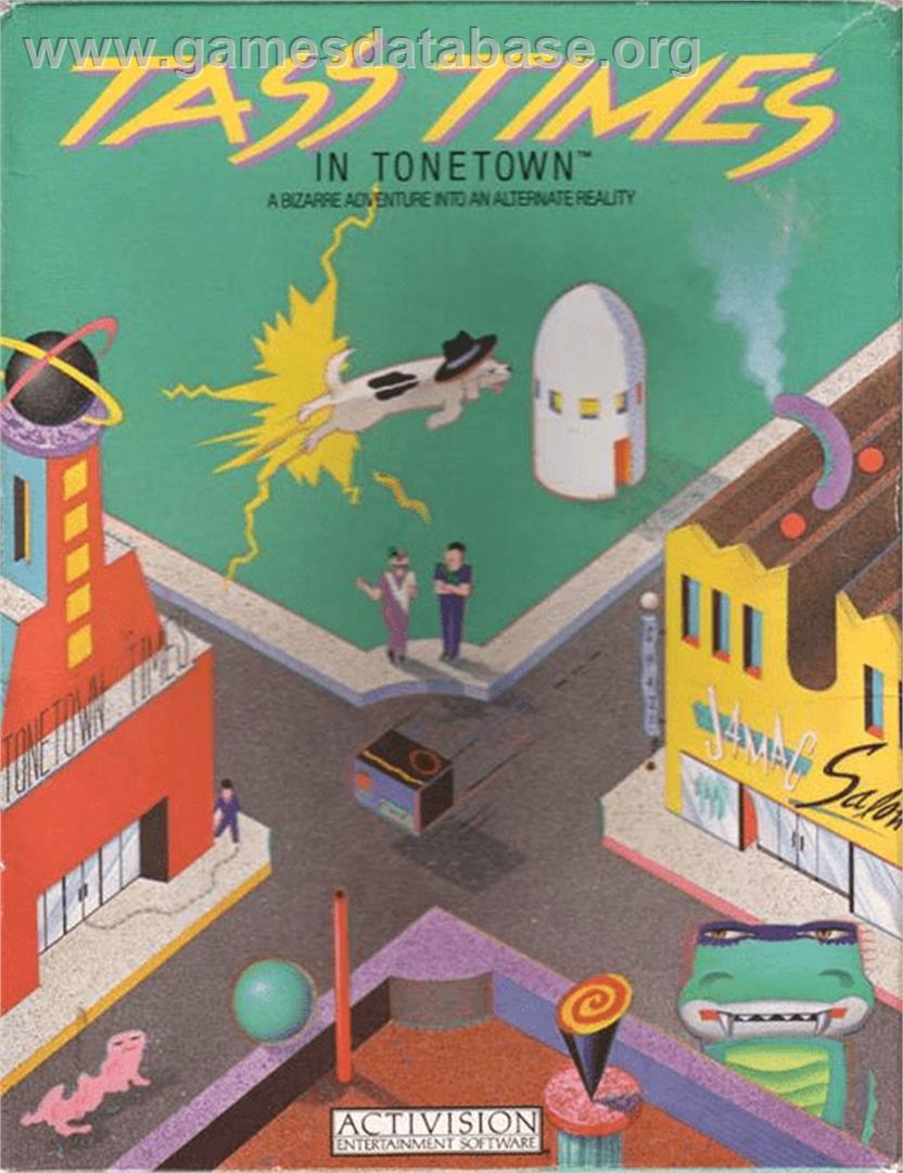 Tass Times in Tonetown - Commodore Amiga - Artwork - Box