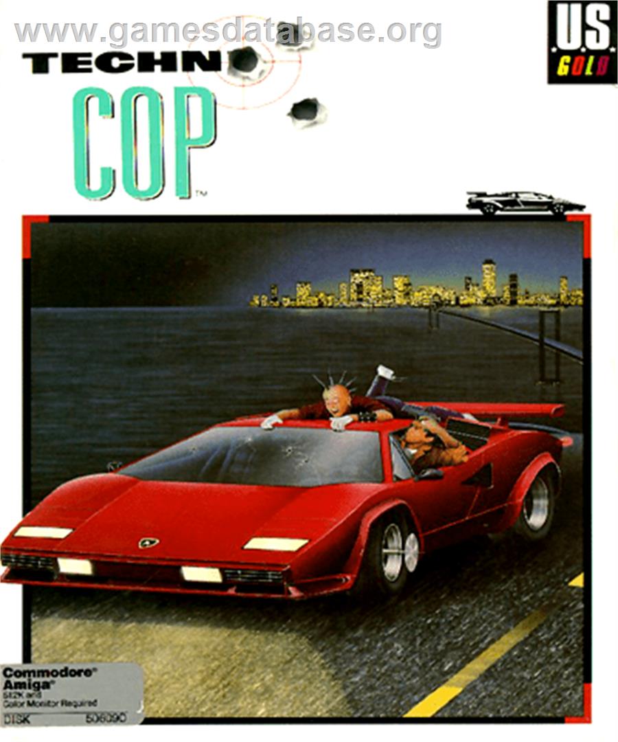 Techno Cop - Commodore Amiga - Artwork - Box