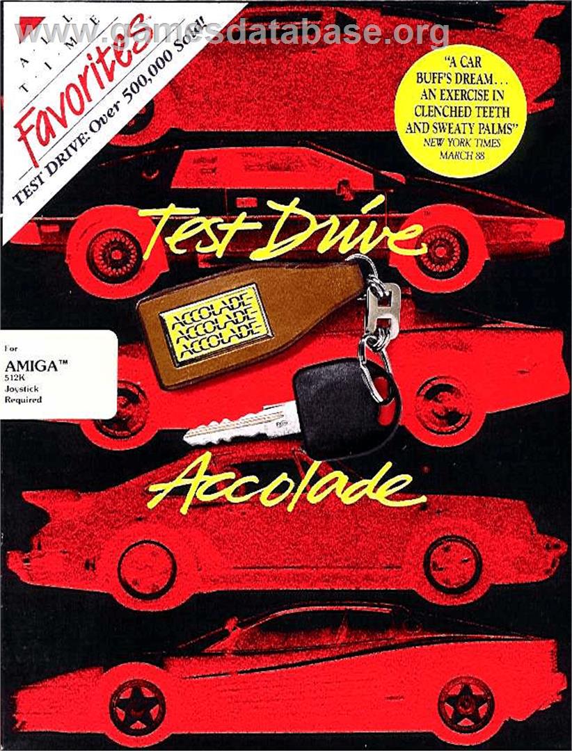 Test Drive - Commodore Amiga - Artwork - Box
