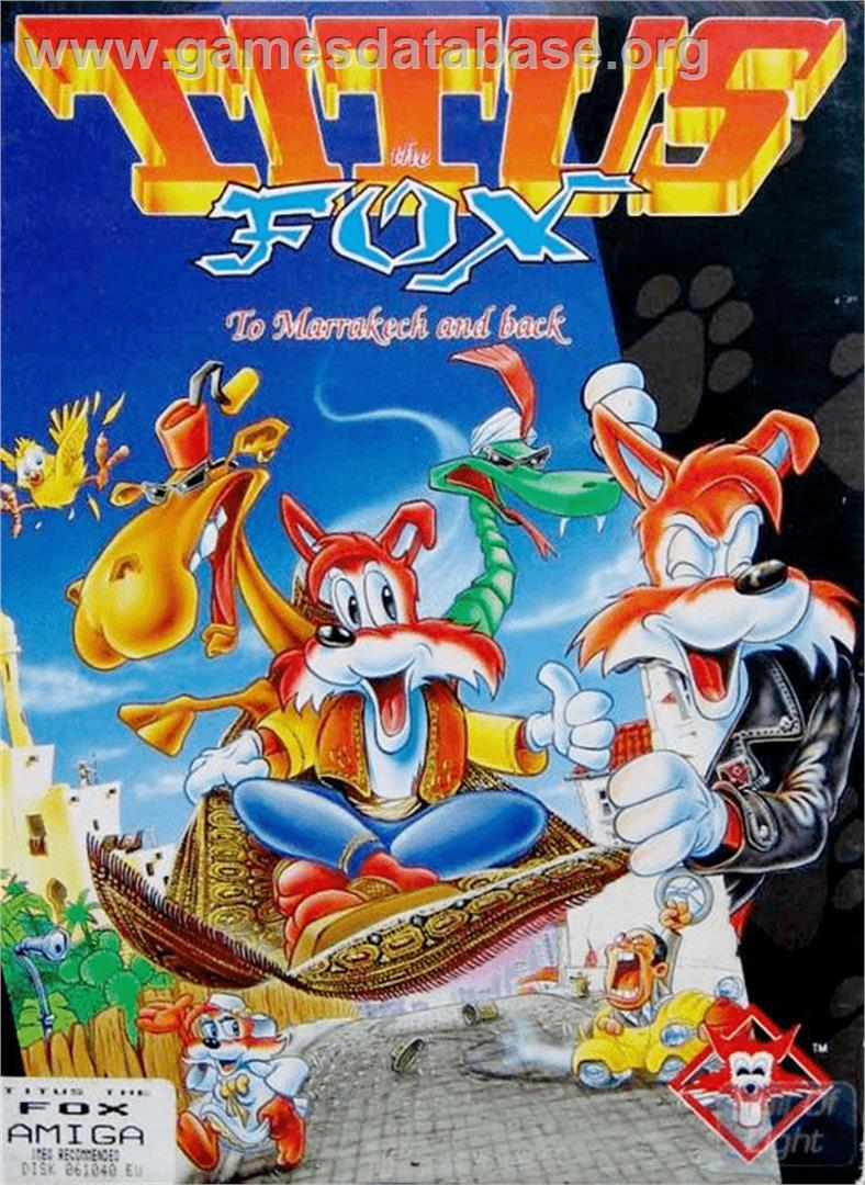 Titus the Fox: To Marrakech and Back - Commodore Amiga - Artwork - Box
