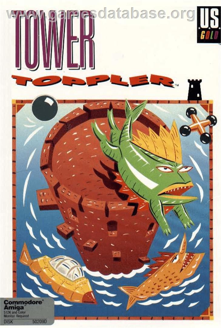 Tower Toppler - Commodore Amiga - Artwork - Box