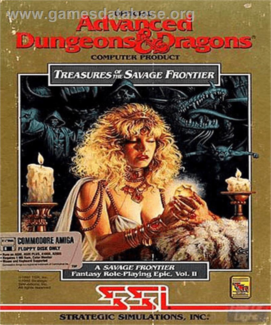 Treasures of the Savage Frontier - Commodore Amiga - Artwork - Box