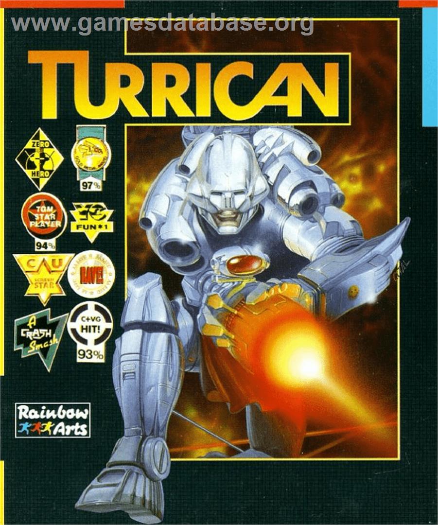 Turrican - Commodore Amiga - Artwork - Box