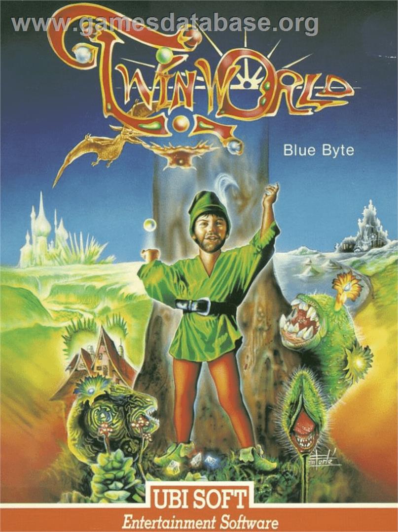 TwinWorld: Land of Vision - Commodore Amiga - Artwork - Box