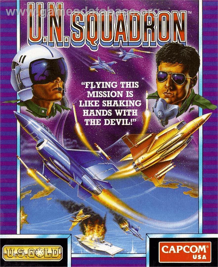 U.N. Squadron - Commodore Amiga - Artwork - Box