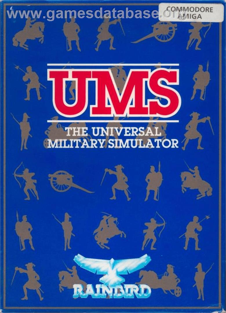 UMS: The Universal Military Simulator - Commodore Amiga - Artwork - Box