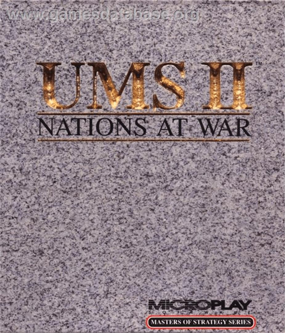 UMS II: Nations at War - Commodore Amiga - Artwork - Box